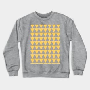 Grey and Mustard Yellow Zig Zag Design Crewneck Sweatshirt